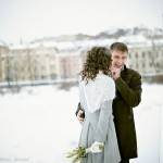 Зимние свадебные съемки в СПб
