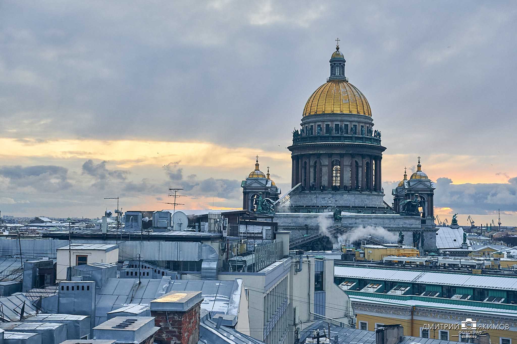 Зимний Исаакиевский собор, крыши